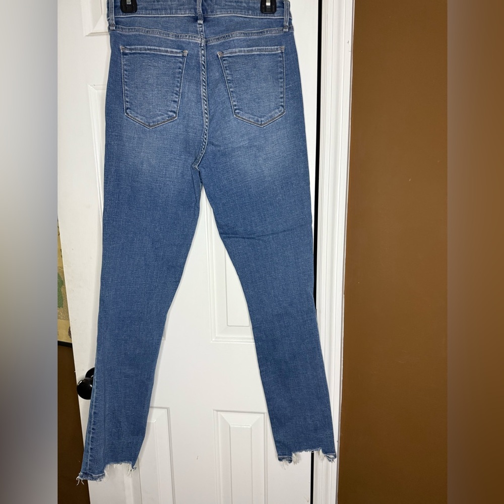 Distressed Blue Jeans - Picture 7 of 9
